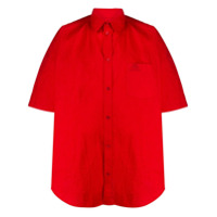 Balenciaga Camisa mangas curtas - Vermelho