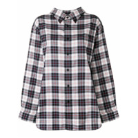 Balenciaga Camisa xadrez - Preto