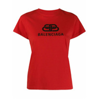 Balenciaga Camiseta com logo - Vermelho