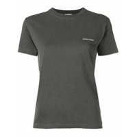Balenciaga Camiseta decote careca - Cinza