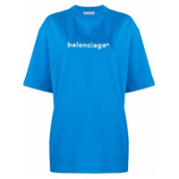 Balenciaga Camiseta mangas curtas - Azul