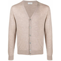 Ballantyne Cardigan gola V - Neutro