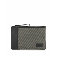 Bally Clutch com monograma - Preto