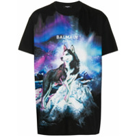 Balmain Arctic wolf T-shirt - Preto