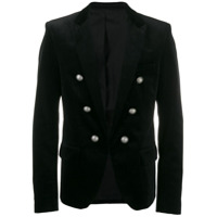 Balmain Blazer com detalhe de botão - Preto