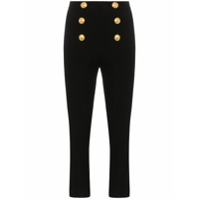 Balmain Calça cropped - Preto