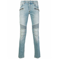 Balmain Calça jeans skinny - Azul