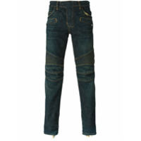 Balmain Calça jeans slim fit - Azul
