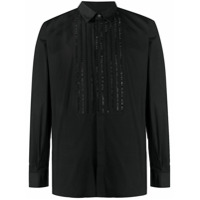 Balmain Camisa com babados - Preto