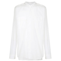 Balmain Camisa com bolsos - Branco