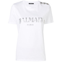 Balmain Camiseta com abotoamento - Branco