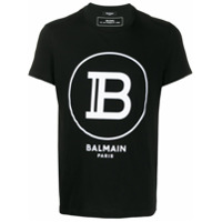 Balmain Camiseta com logo - Preto