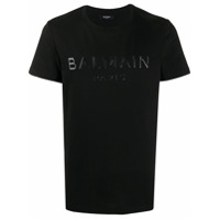 Balmain Camiseta com logo - Preto