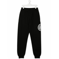 Balmain Kids Calça esportiva com logo - Preto