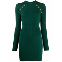 Balmain knitted mini dress - Verde