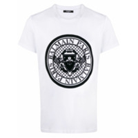 Balmain logo-print cotton T-shirt - Branco
