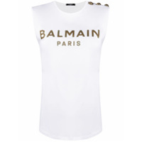 Balmain Regata com estampa de logo - Branco