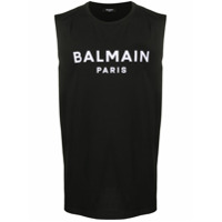 Balmain Regata com estampa de logo - Preto
