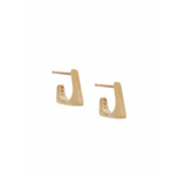 BAR JEWELLERY Dive hoop earrings - Dourado
