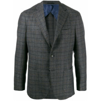 Barba Blazer xadrez slim - Preto