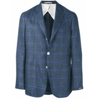 Barba Jimmy check blazer - Azul