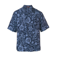 Barena Camisa com estampa floral - Azul