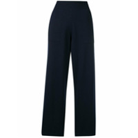 Barrie knitted flared trousers - Azul