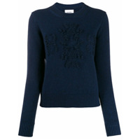 Barrie Suéter com logo 3D - Azul