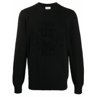 Barrie Suéter de cashmere com logo - Preto