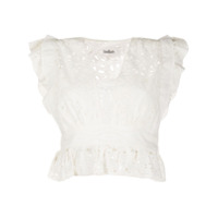Ba&Sh Bawdy sleeveless blouse - Branco