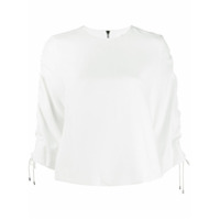 Ba&Sh Blusa Cheyenne com franzidos - Branco
