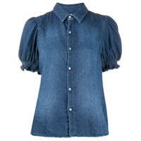 Ba&Sh Blusa jeans Danee - Azul