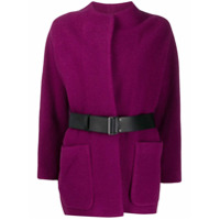 Ba&Sh Cliff belted coat - PURPLE