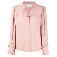 Ba&Sh frilled neck blouse - Rosa