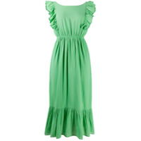 Ba&Sh Joyce ruffle-sleeve dress - Verde