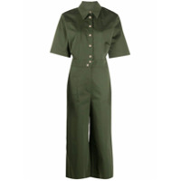 Ba&Sh Macacão Brigitte cropped - Verde