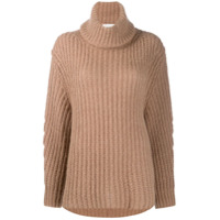 Ba&Sh Suéter Emera gola alta - Neutro