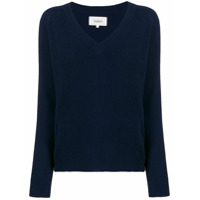 Ba&Sh Suéter gola V Classe - Azul