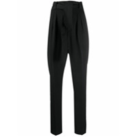 Ba&Sh tie-waist high rise trousers - Preto