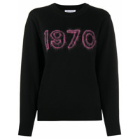 Bella Freud Suéter de tricô 1970 - Preto