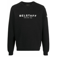 Belstaff crew neck logo sweatshirt - Preto