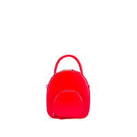 belysa Mochila mini de couro - Vermelho