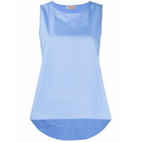 Blanca Vita pleat flared blouse - Azul