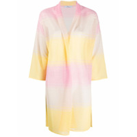 Blumarine Cardigan longo degradê - Amarelo