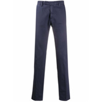 Borrelli Calça chino reta de algodão - Azul