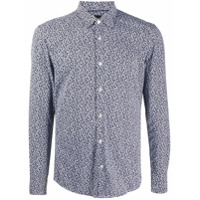 BOSS Camisa Ronnif com estampa floral - Preto