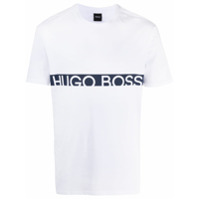 BOSS Camiseta com estampa de logo - Branco