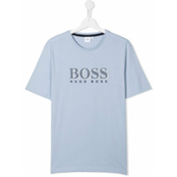 Boss Kids TEEN logo T-shirt - Azul