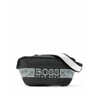 BOSS Pochete com logo em contraste - Preto