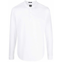 BOSS Suéter com gola padre - Branco